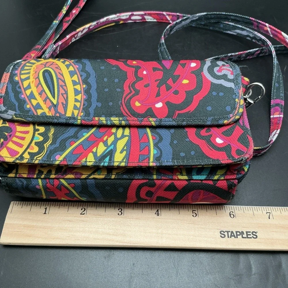 Vera Bradley, Twilight Paisley, Retired Cross Body, Detachable‎ Straps